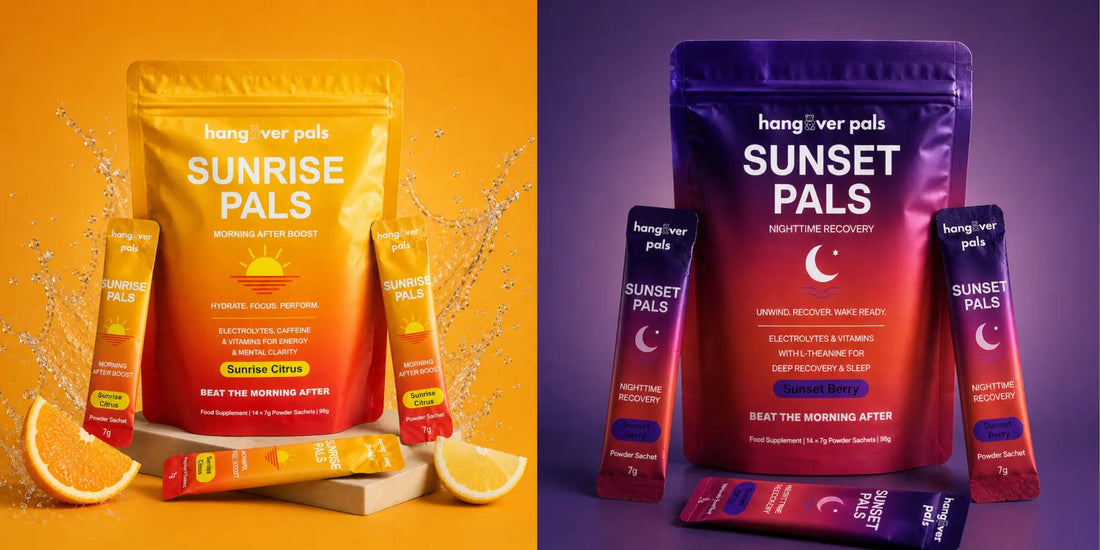Introducing Our New Sachets: The Complete Night Out & Morning After System - hangover pals