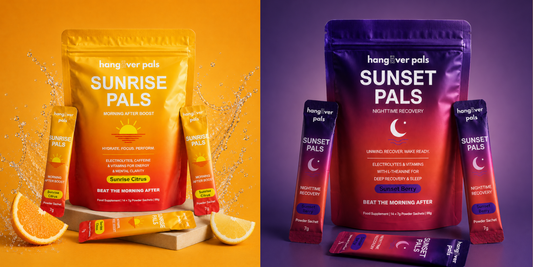 Introducing Our New Sachets: The Complete Night Out & Morning After System - hangover pals