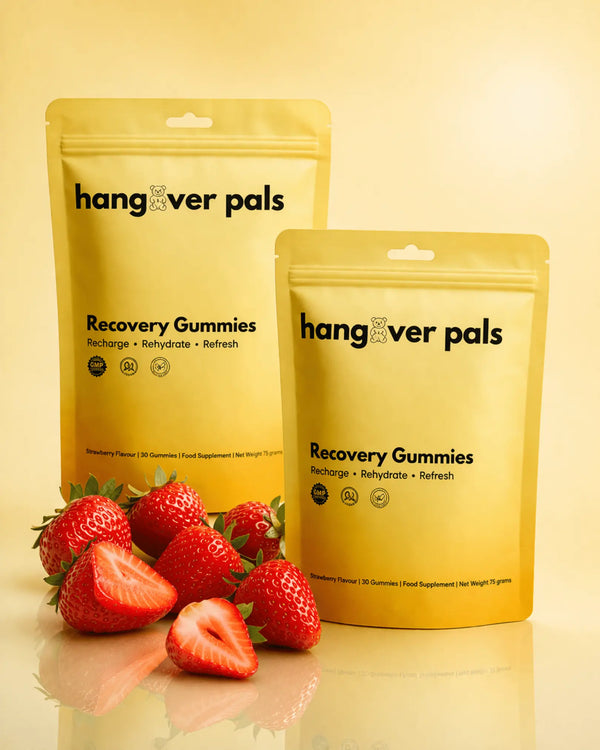 Recovery Gummies - Party With a Pal Pack (2 Pack Strawberry) - hangover pals