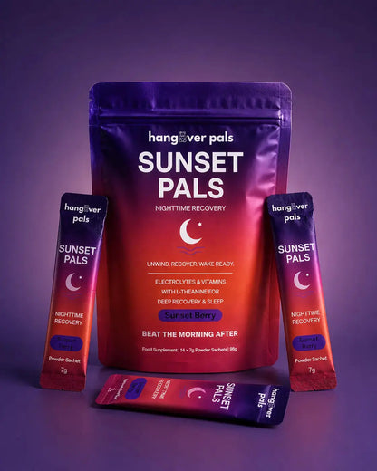 Sunset Pals - Nighttime Recovery - hangover pals